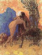 Struggle Between Woman and a Centaur Odilon Redon